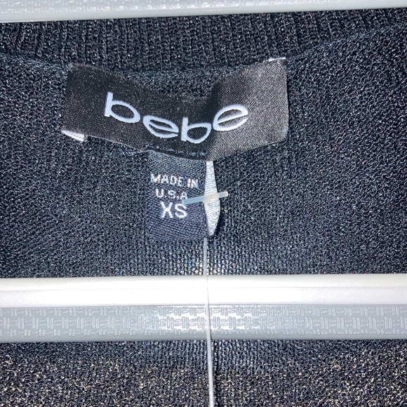 ✨ NWT Bebe Metallic Sweater ✨ - Picture 3 of 6